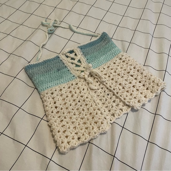 Handmade Crochet Halter Top - Picture 6 of 10